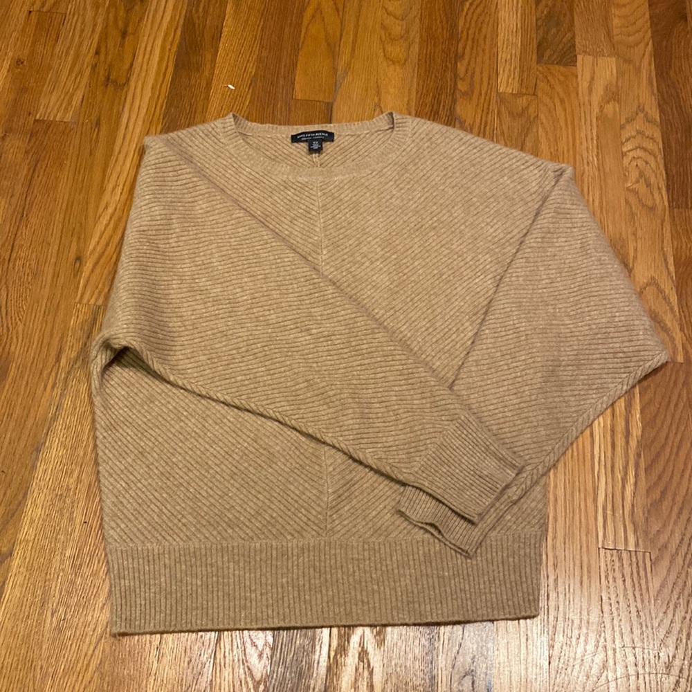 Saks Fifth Avenue Cashmere Sweater Dolman Sleeve